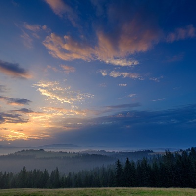 The Carpathians in August